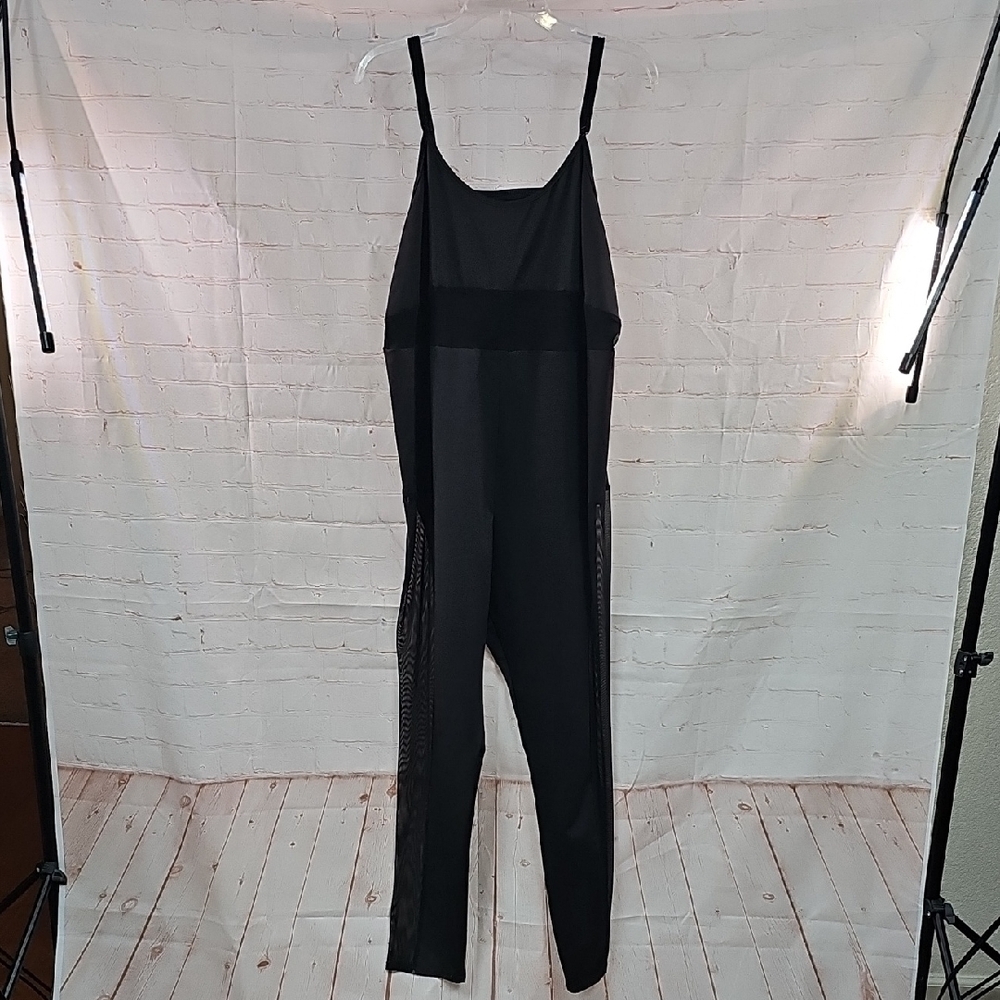 4/$20 SHEIN Black Spaghetti Strap Jumpsuit
